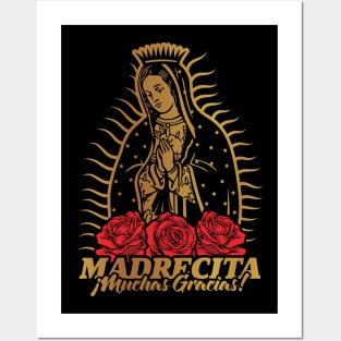 VIRGEN DE GUADALUPE MUCHAS GRACIAS! Posters and Art